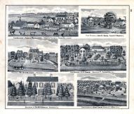 Joseph Brenneman - Farm, Linus B. Skeel - Farm, B.G.Simpson - Res., A.D.Fisher - Farm, M.R.Markley, Oaks Turner
